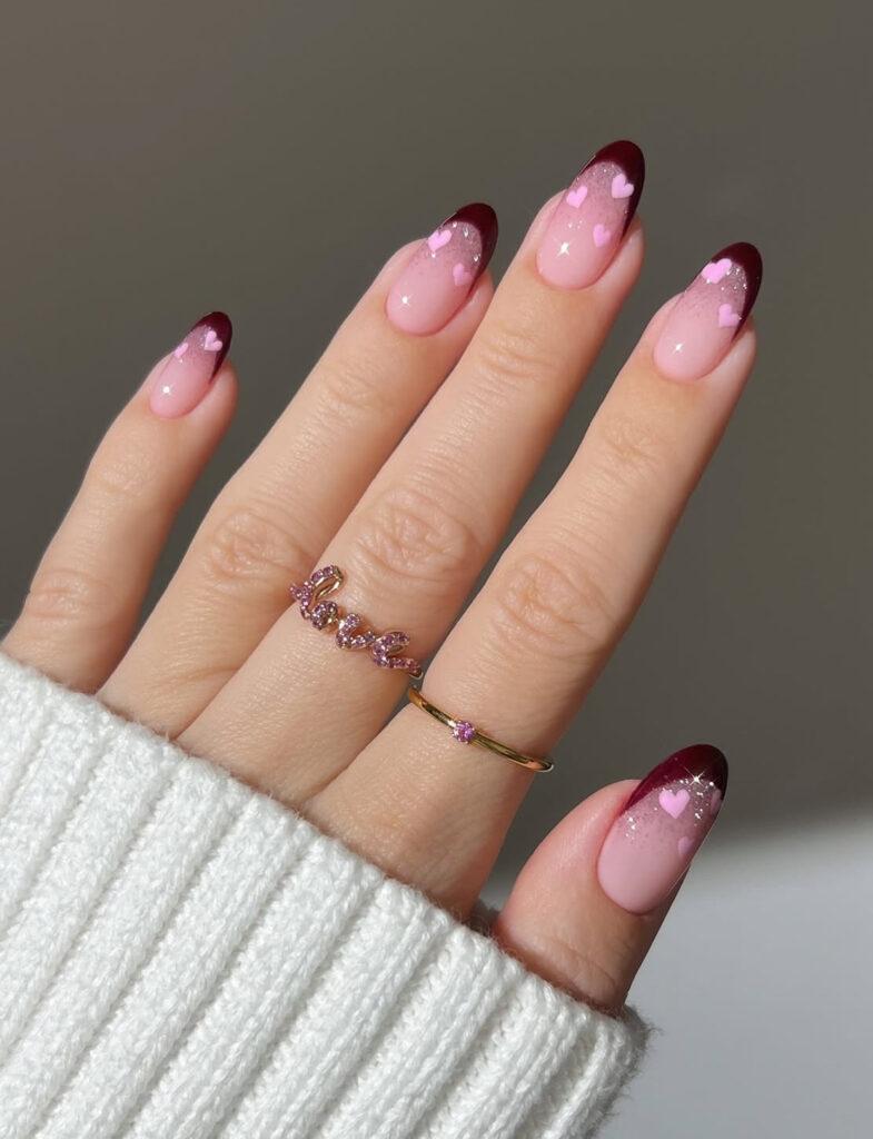 valentine's nails